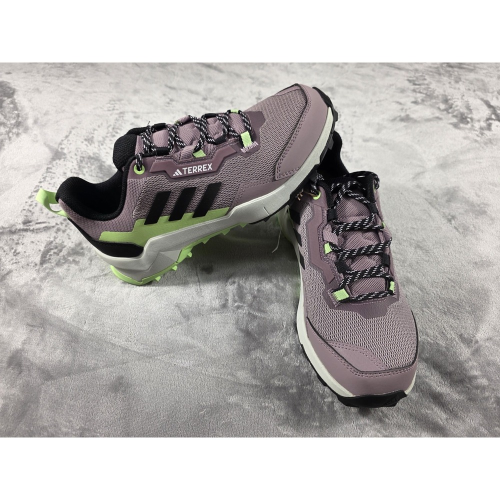 Adidas Terrex AX4 Hiking Shoes Purple/Green Women's Sz 8‎ Continental Tread NIB